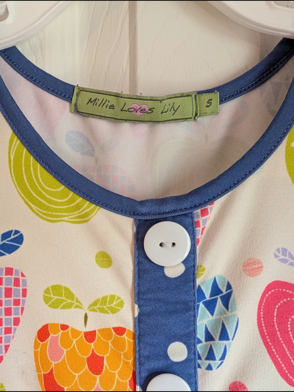 Millie Loves Lily Girls Apple Print Dress